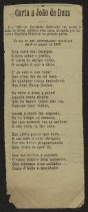 Carta a João de Deus