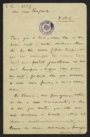 Carta de Joaquim de Araújo para Teófilo Braga
