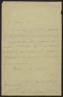 Carta de A. A. F. Pinto a Teófilo Braga