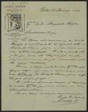 Carta de Livraria Chardron a Teófilo Braga