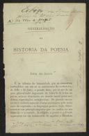 Esboço das ideias filosóficas da Epopeia humana