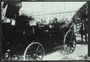 Fotografia de António José de Almeida, em Lisboa, por ocasião do seu regresso da visita de Estado ao Brasil