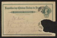 Bilhete-postal de Carlos Barroso a Teófilo Braga