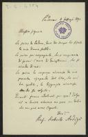 Carta de Roberto Ardigo a Teófilo Braga