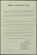 Constituição do 1.º Congresso Nacional de Pesca e Conservas