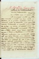 Cópia de carta de Manuel Teixeira Gomes para Augusto de Vasconcelos
