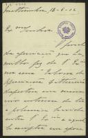 Carta de Júlio P. de Brito a Teófilo Braga