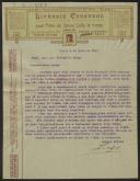 Carta de Livraria Chardron a Teófilo Braga
