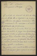 Carta de Jerónimo Pamplona Corte-Real a Teófilo Braga