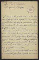 Carta de Jerónimo Pamplona Corte-Real a Teófilo Braga