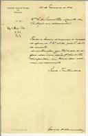 Ofício de Gonçalo de Vasconcelos para Sidónio Pais