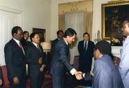 Visita dos membros das delegações do Governo angolano e da UNITA para a paz em Angola