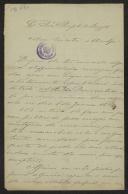 Carta de Bartolomeu Salazar Meneses a Teófilo Braga