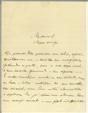 Carta de E. Cabrita Gomes para Manuel Teixeira Gomes