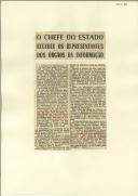 O Chefe do Estado recebeu os representantes dos orgãos da informação