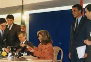 Visita de Felipe González a Portugal