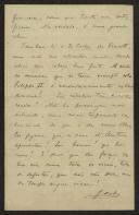 Carta de Joaquim de Araújo para Teófilo Braga