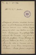 Carta de António Cabreira para Teófilo Braga