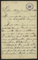 Carta de António de Sousa a Teófilo Braga