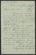 Carta de Magalhães e Moniz a Teófilo Braga