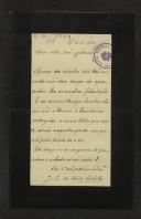 Carta de Jacinto Inácio de Brito Rebelo a Teófilo Braga