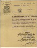 Ofício de António Casimiro Tomás da Silva (?) para Teófilo Braga