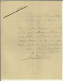 Carta de Caetano Forçado para [Francisco da Silva Rijo]