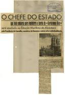 O Chefe do estado que hoje embarca para Inglaterra a bordo do «Bartolomeu Dias»