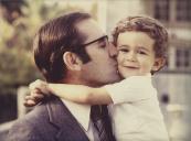 Fotografia de Ramalho Eanes com o filho Miguel