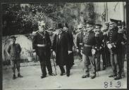 Fotografia de Manuel de Arriaga na abertura do ano letivo da Escola de Guerra (Academia Militar)