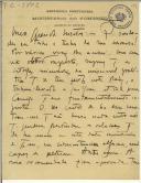 Carta de Alfredo Pimenta para Teófilo Braga