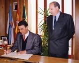 Visita de Aníbal Cavaco Silva a Santiago de Compostela