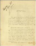 Carta de António Cândido de Mendonça Furtado 