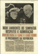 Num ambiente de simpatia respeito e admiração partiu para a Guiné e Cabo Verde o Presidente da República