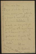 Bilhete-postal de Bernardino Machado para Teófilo Braga