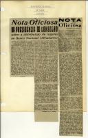 Nota oficiosa da Presidência do Conselho