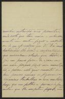 Carta de Maria de Vasconcelos a Teófilo Braga