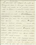 Rascunho de carta de Manuel Teixeira Gomes