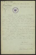 Carta de João Eduardo Alves a Teófilo Braga