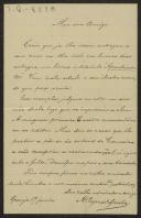 Carta de A. Aires de Gouveia a Teófilo Braga