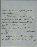 Carta de H. Gabriel da Silva para Manuel Teixeira Gomes