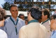 Visita a acampamento de escuteiros