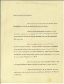 Nota das palavras a pronunciar 2.ª feira 20/5/1957