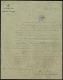 Carta de Luís de Castro a Teófilo Braga