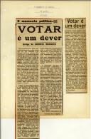 Votar é um dever