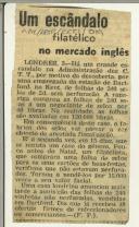 Um escândalo filatélico no mercado inglês