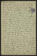 Carta de Joaquim de Araújo para Teófilo Braga