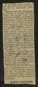 Recorte de imprensa