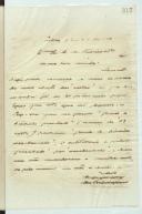 Cópia de carta de Manuel Teixeira Gomes para A. M. Teixeira