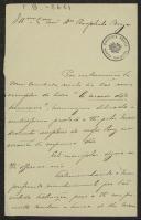 Carta de Bernardino S. Carvalhosa a Teófilo Braga